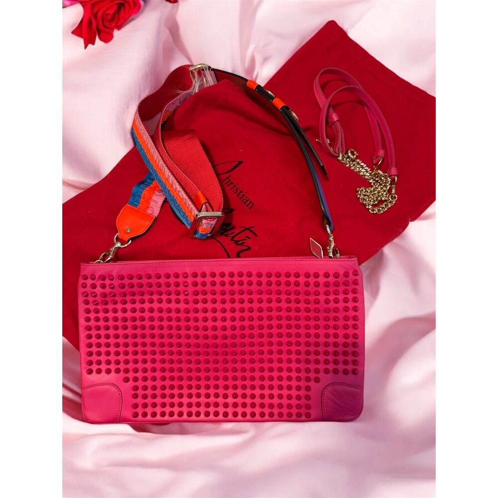 Christian Louboutin Loubiposh Spike Clutch